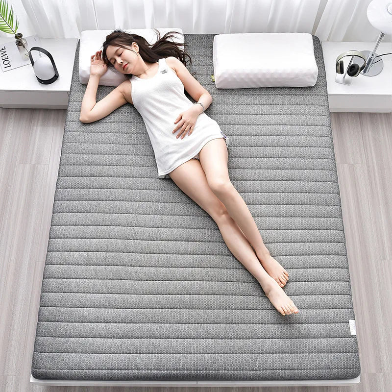 Quilted Roll-Up Mattress – Soft Knit Fabric with Edge Stitching (Under 8” Thick)\ Living Room Decor – Wall Art, Curtains, Clocks, Furniture & More