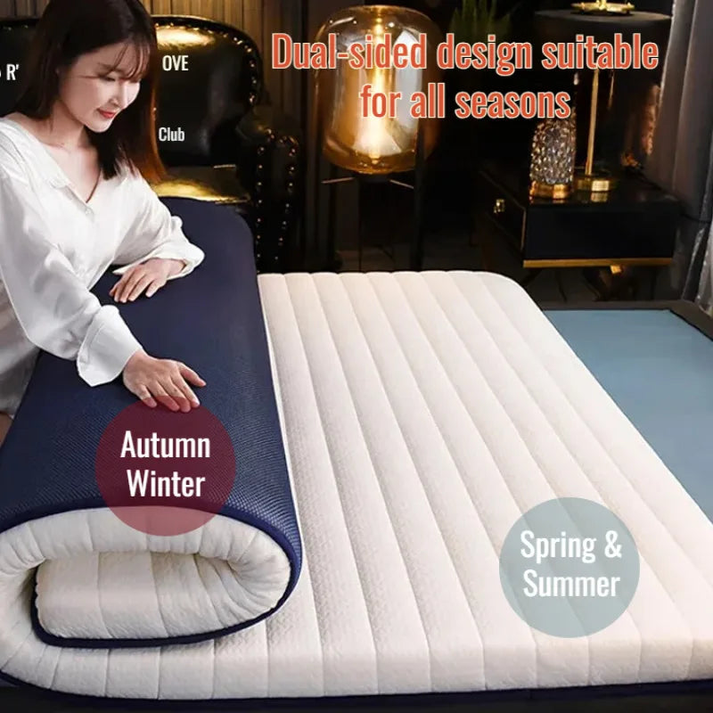 Quilted Roll-Up Mattress – Soft Knit Fabric with Edge Stitching (Under 8” Thick)\ Living Room Decor – Wall Art, Curtains, Clocks, Furniture & More