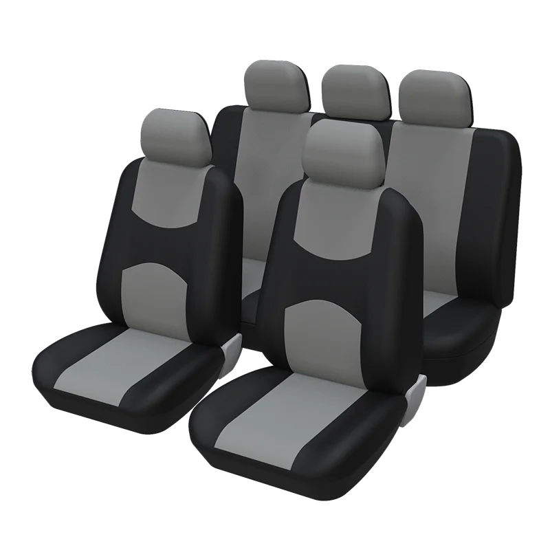 AUTOYOUTH Universal Car Seat Covers – Full Set Interior Protection (Breathable Polyester)/Car