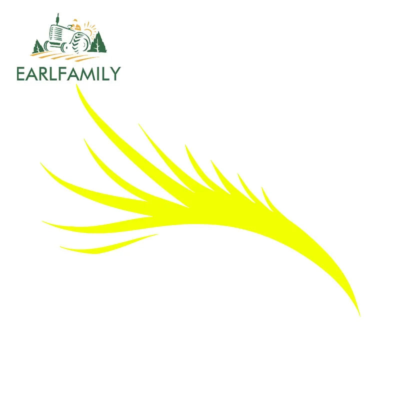 3D Cartoon Car Sticker – Waterproof Reflective Window Decal (13x9.5cm)/Car