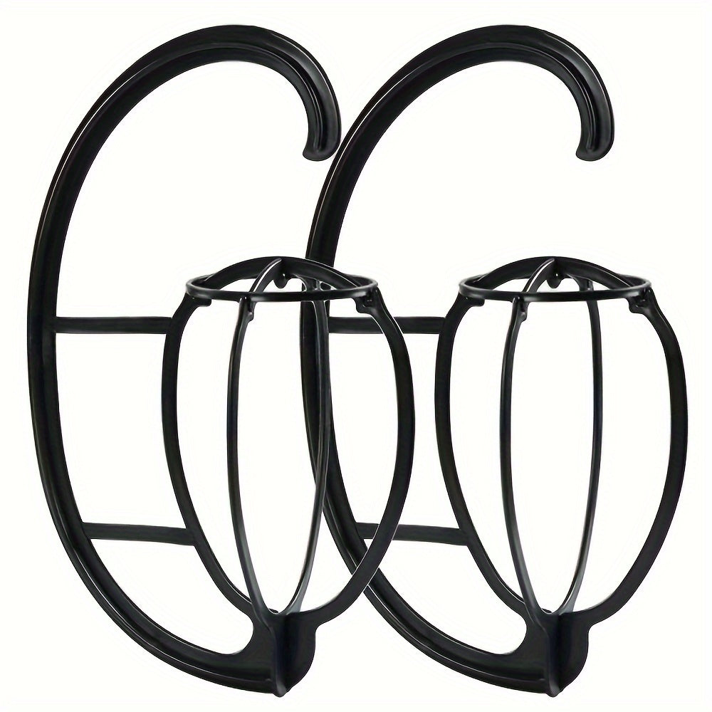 2PCS Hanging Wig Holders – Collapsible Wig Stand for Short to Long Wigs/Style & Shine Hair