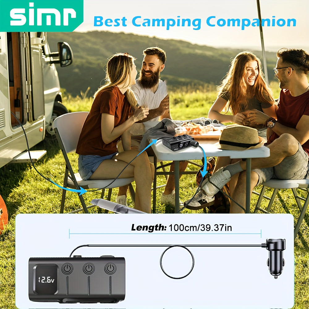 SIMR USB Type-C Fast Car Charger – Universal Car Plug Adapter (12V/24V Compatible)/Car