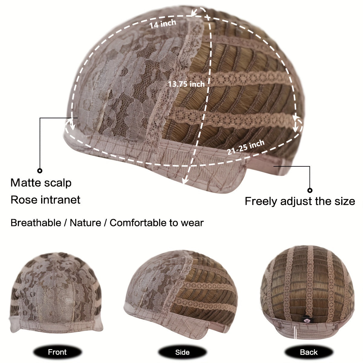 SPECIFICATIONS Cap Type: Rose Net Density: 150% Gender: Women Curl: Straight Hair Style: Basics Brand: 7JHH WIGS Hair Material: High temperature fiber Item ID: XB214984/Crown & Glory Wigs
