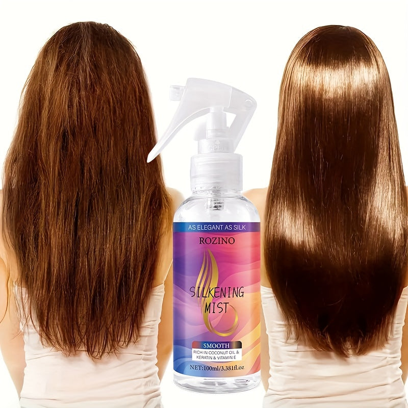 ROZINO Moisturizing Hair Spray – Glycerin-Infused Leave-In for Normal Hair/Style & Shine Hair