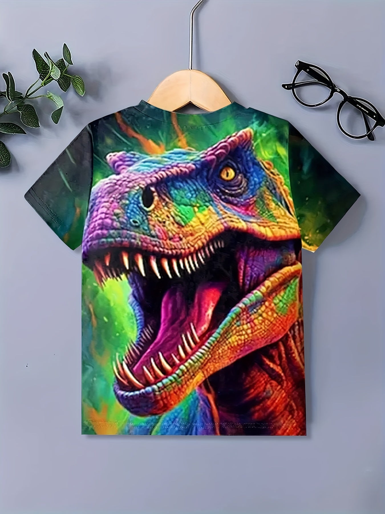 Boy  clothing  Dinosaur 3D Print T-Shirt, Tees For Boys