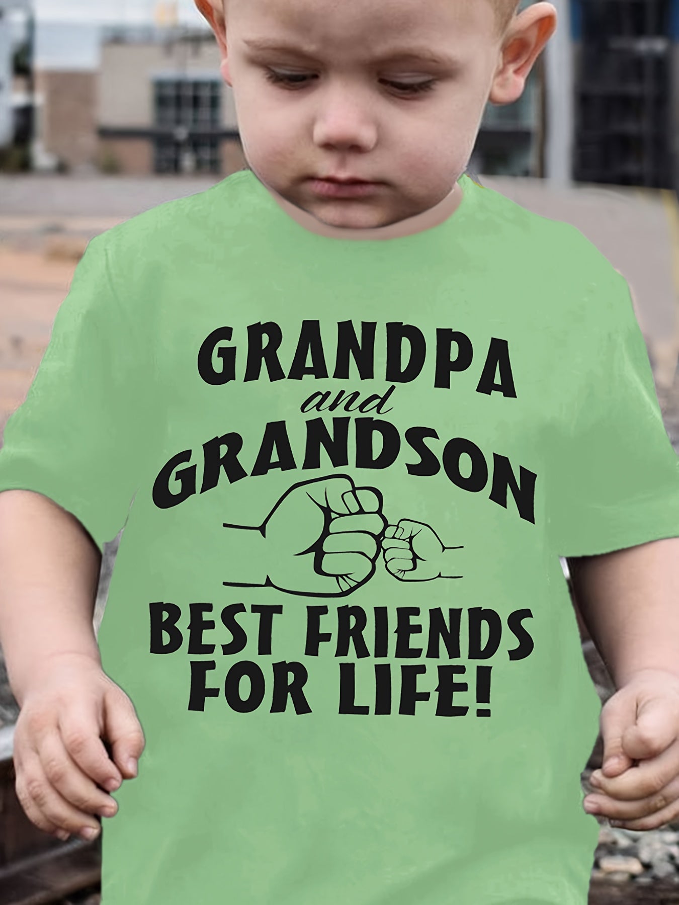 Boy  clothing  Grandpa & Grandson Best Friends T shirt