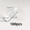 Odds  100pcs Adhesive Cable Clamps, Transparent Wire Brackets for Power Line Management, Plastic Cable Tissue Clamps for Walls And Under Tables