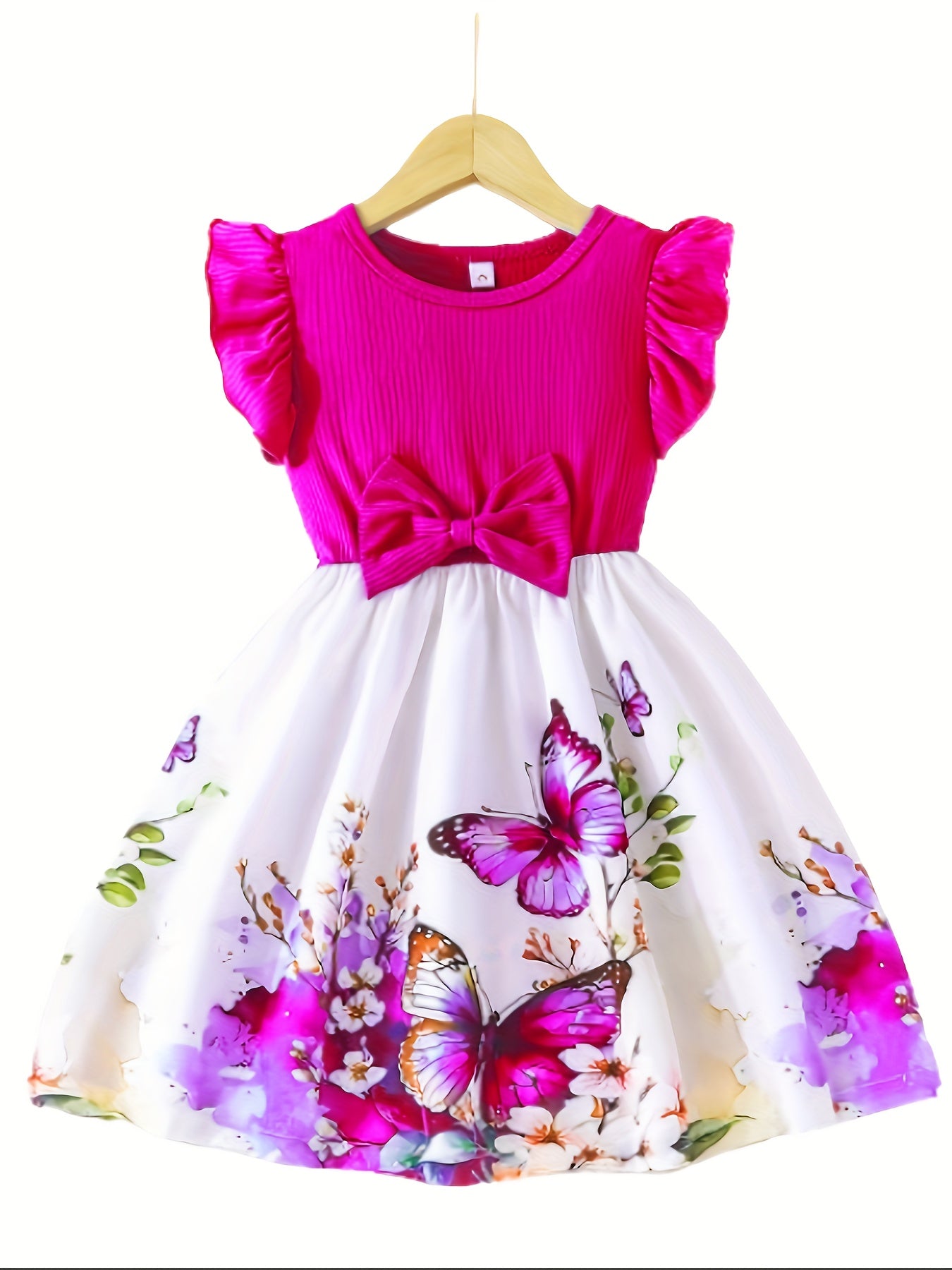 Girl clothing   Ruffle Sleeveless Dress For Girls