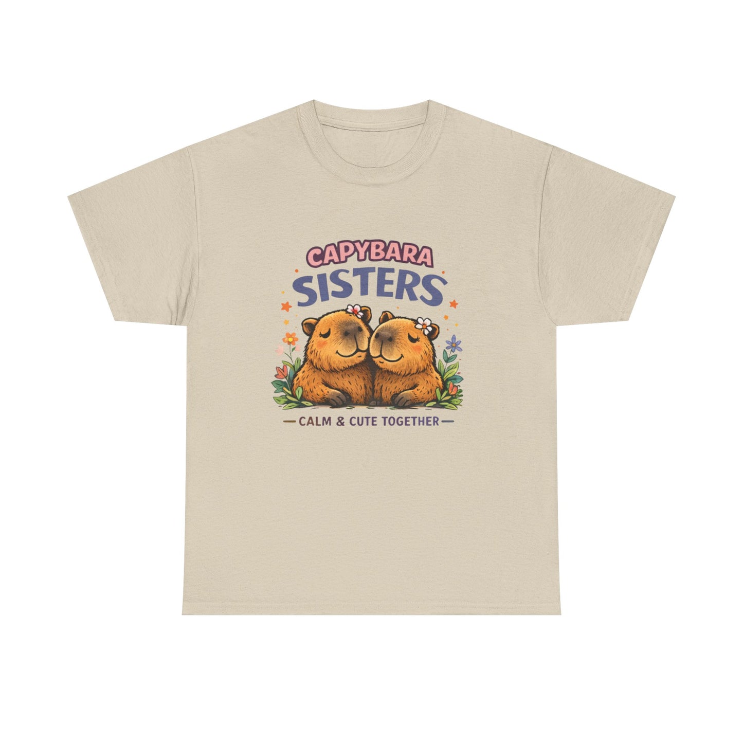 Capybara Sisters T Shirt