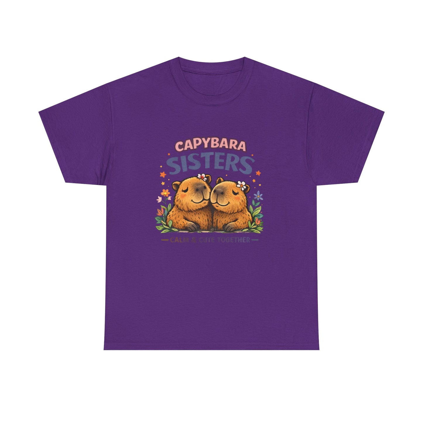 Capybara Sisters T Shirt