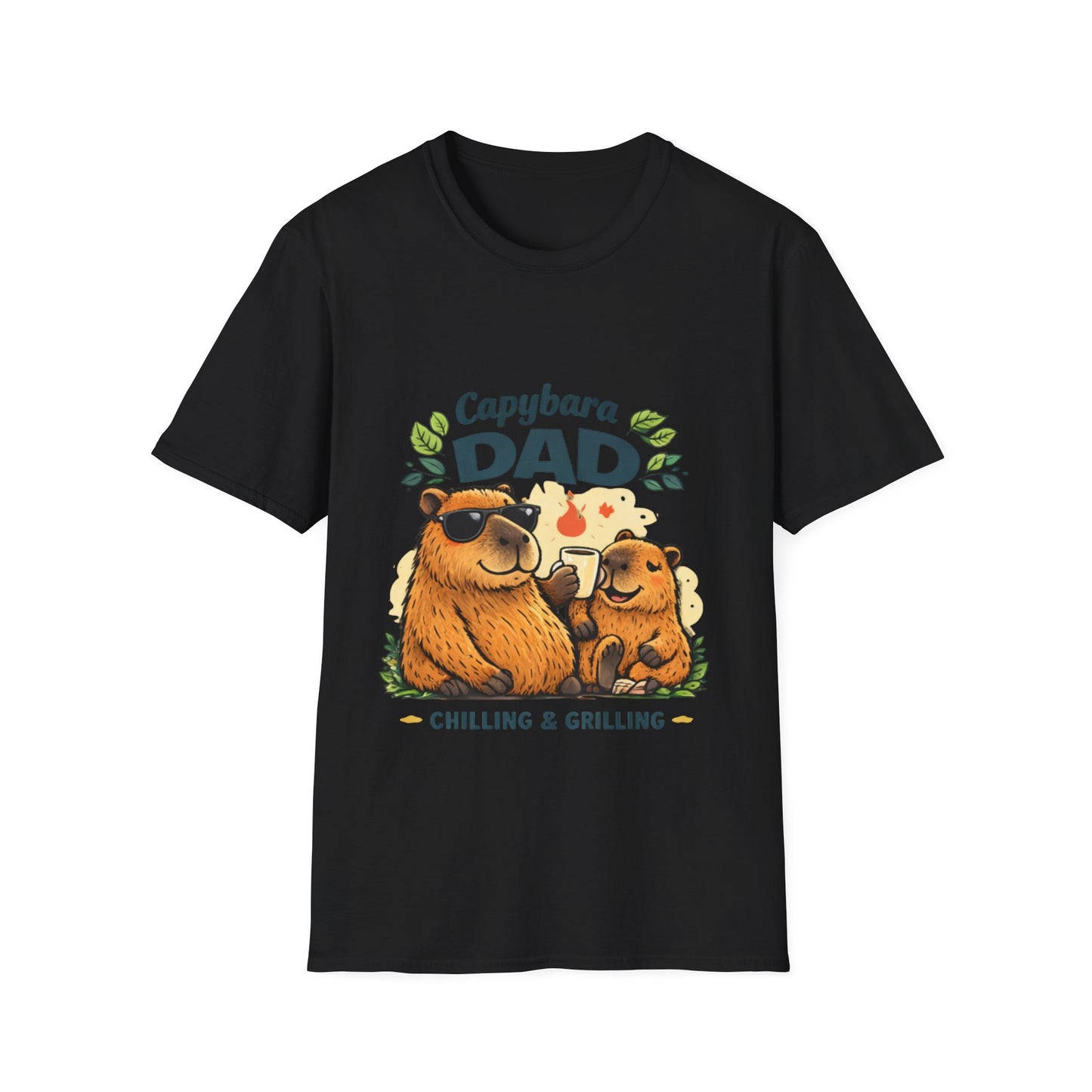 Capybara Dad T Shirt