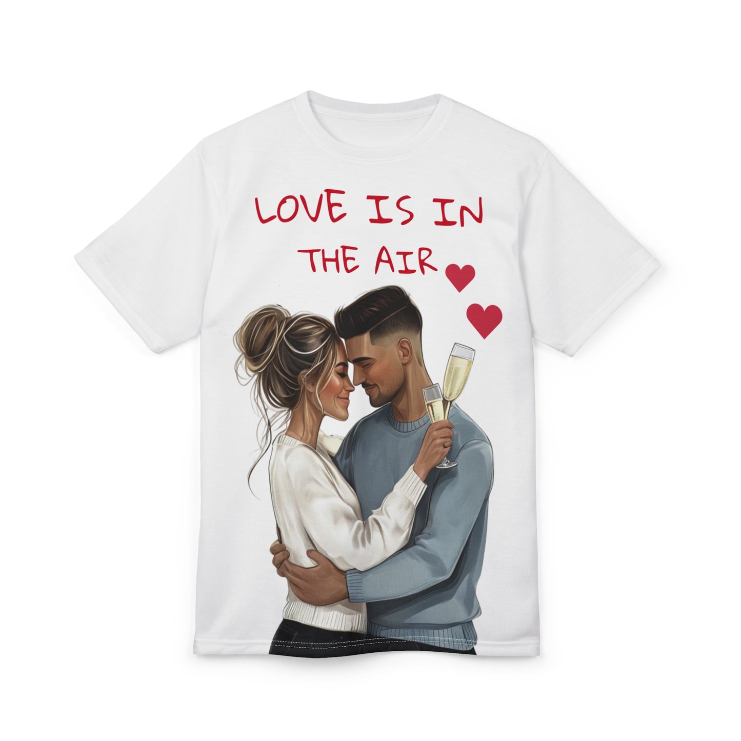 Nature-Inspired Decor & Wearables - Love Is in the Air Tee – Romantic Comfort & Heartfelt Style
