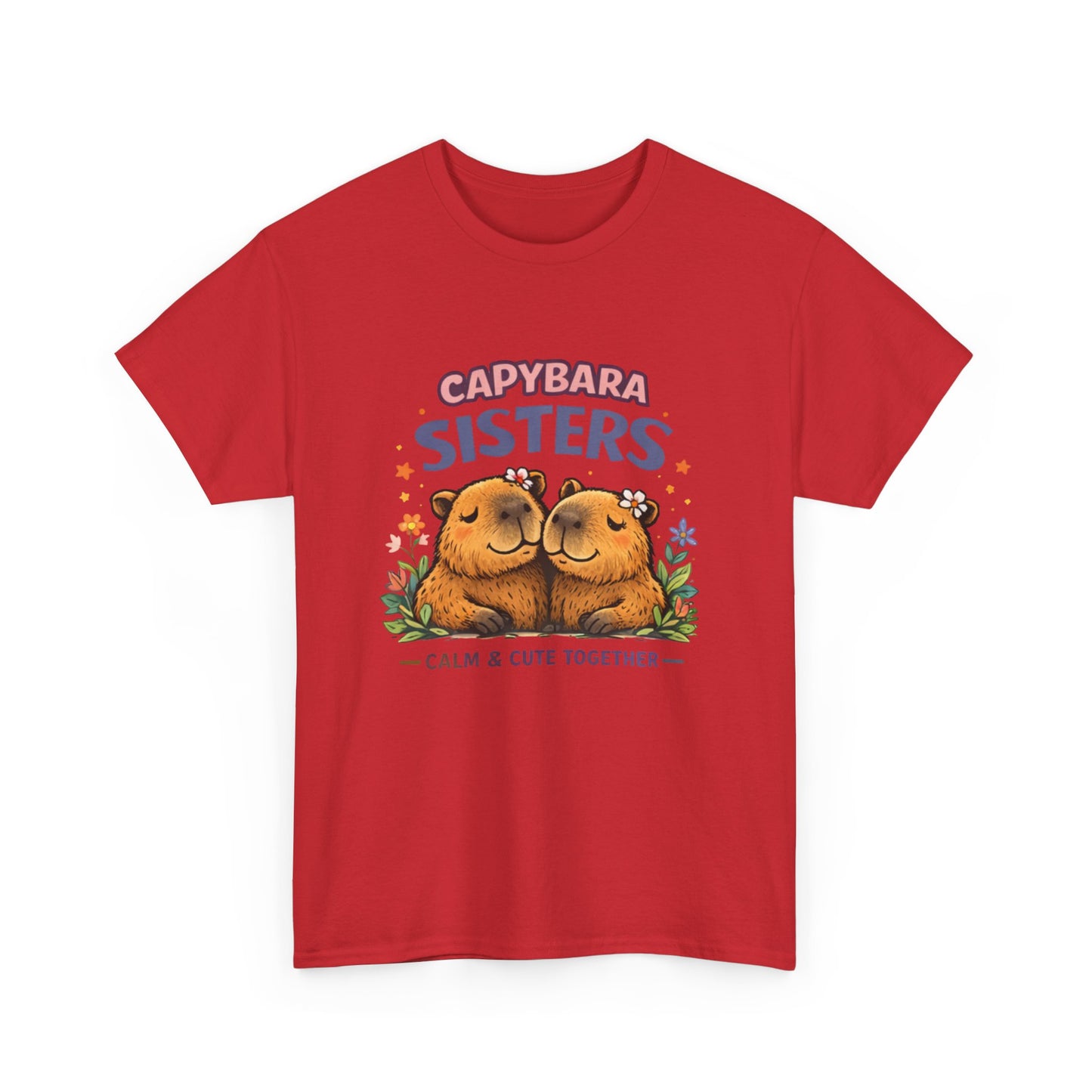 Capybara Sisters T Shirt