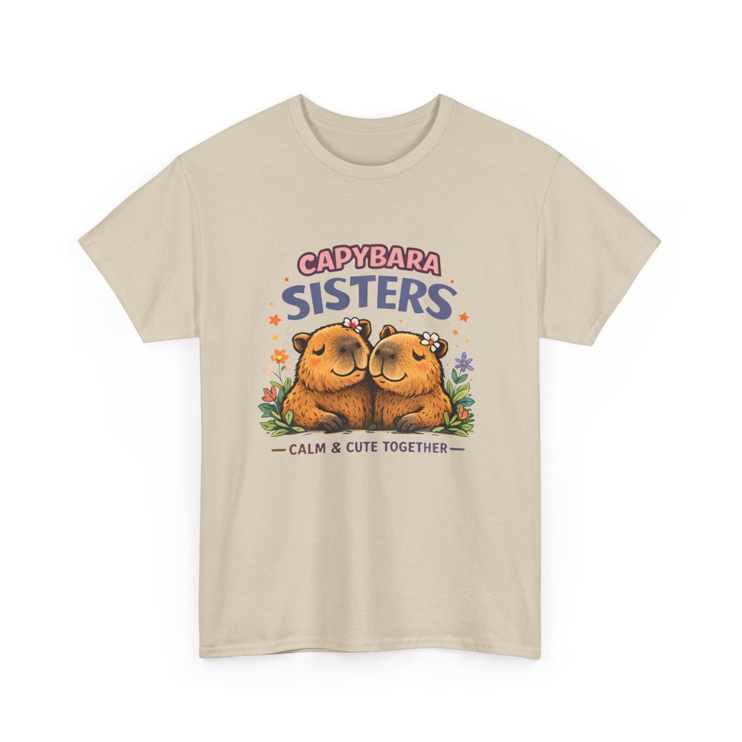 Capybara Sisters T Shirt