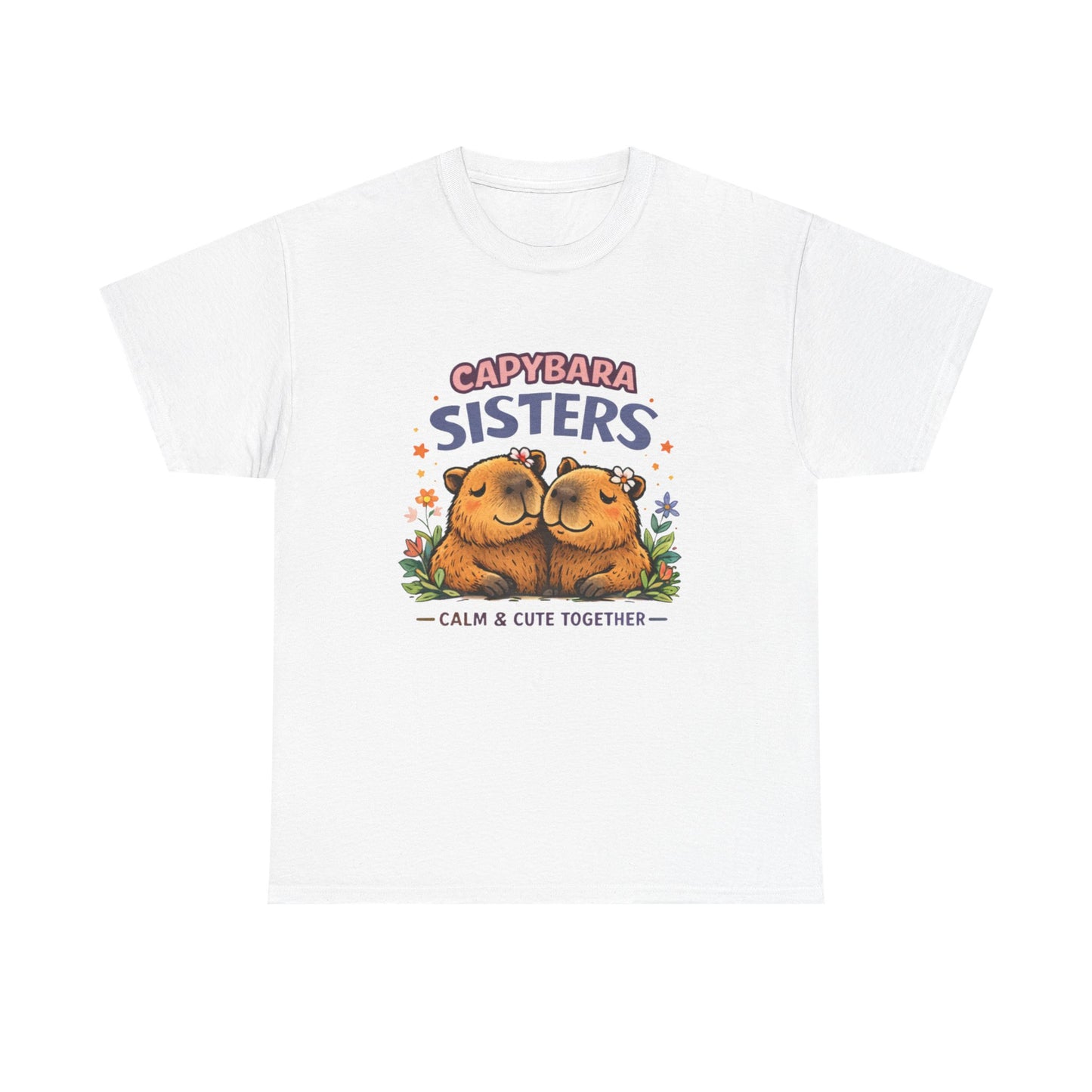 Capybara Sisters T Shirt