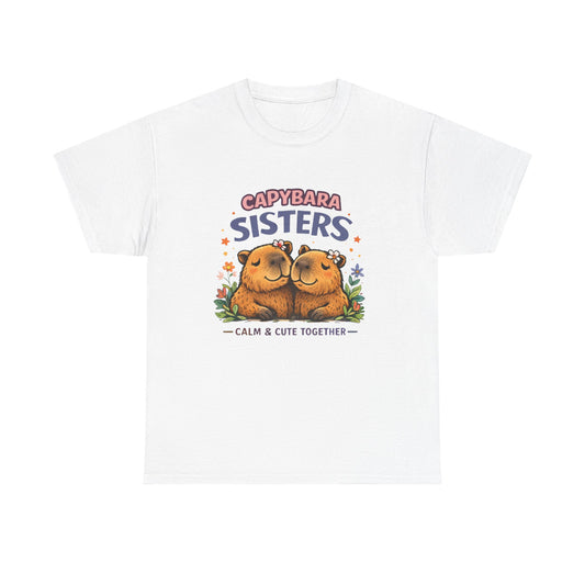 Capybara Sisters T Shirt