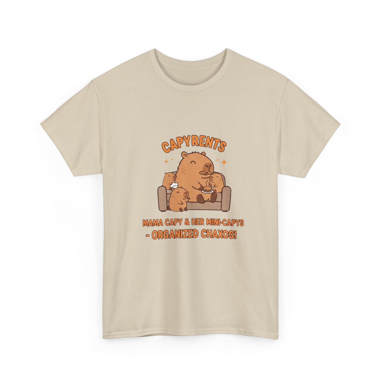 Mama Capybara lounging on a couch T Shirts