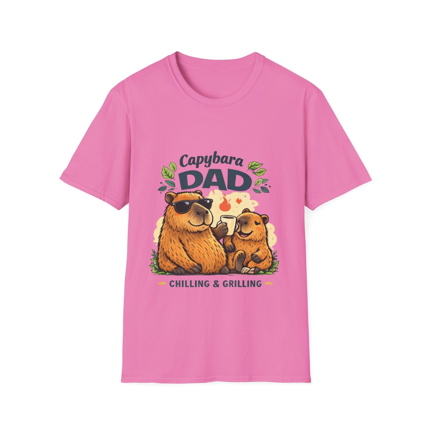 Capybara Dad T Shirt