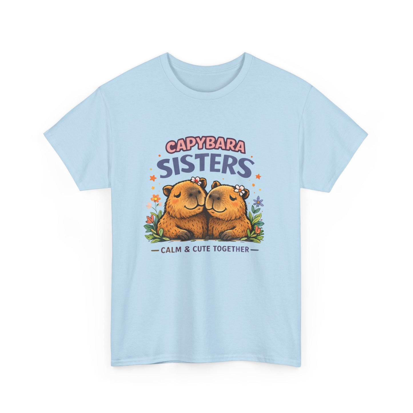 Capybara Sisters T Shirt