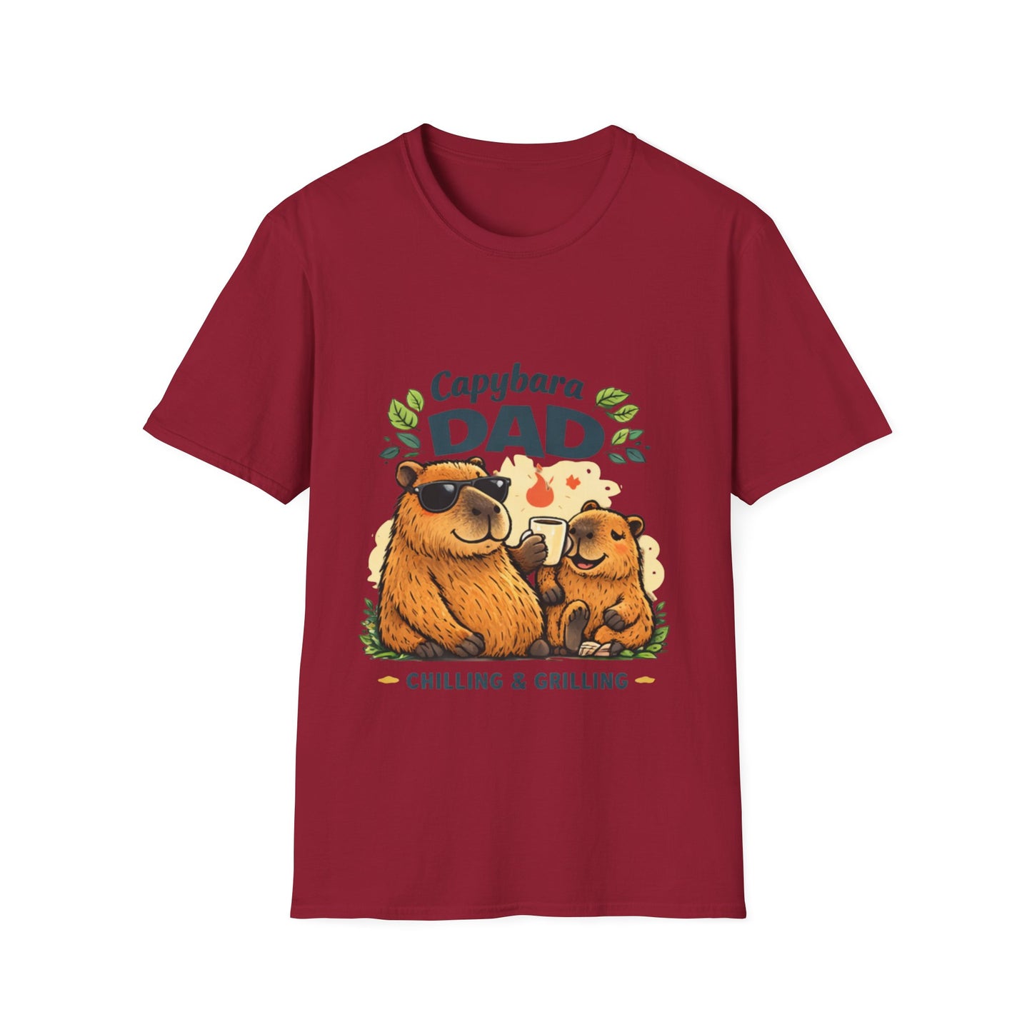 Capybara Dad T Shirt