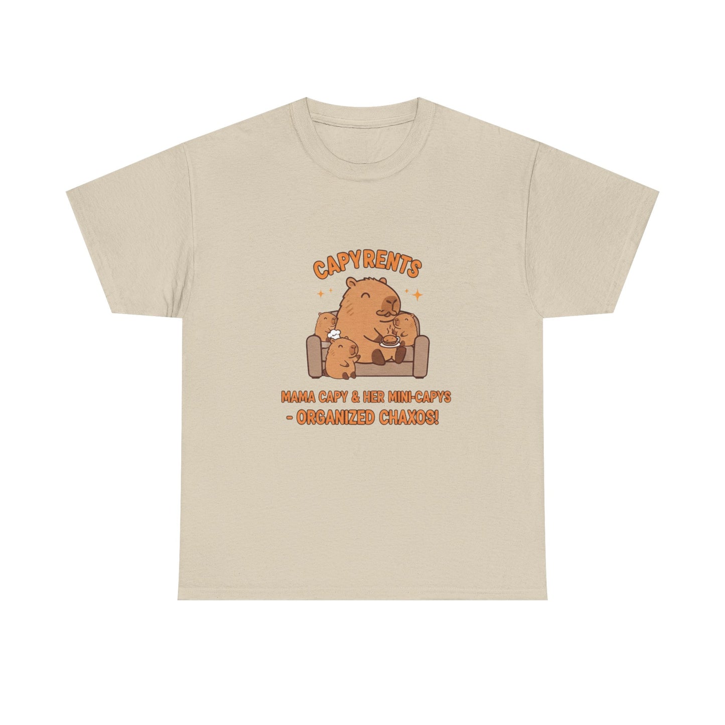 Mama Capybara lounging on a couch T Shirts