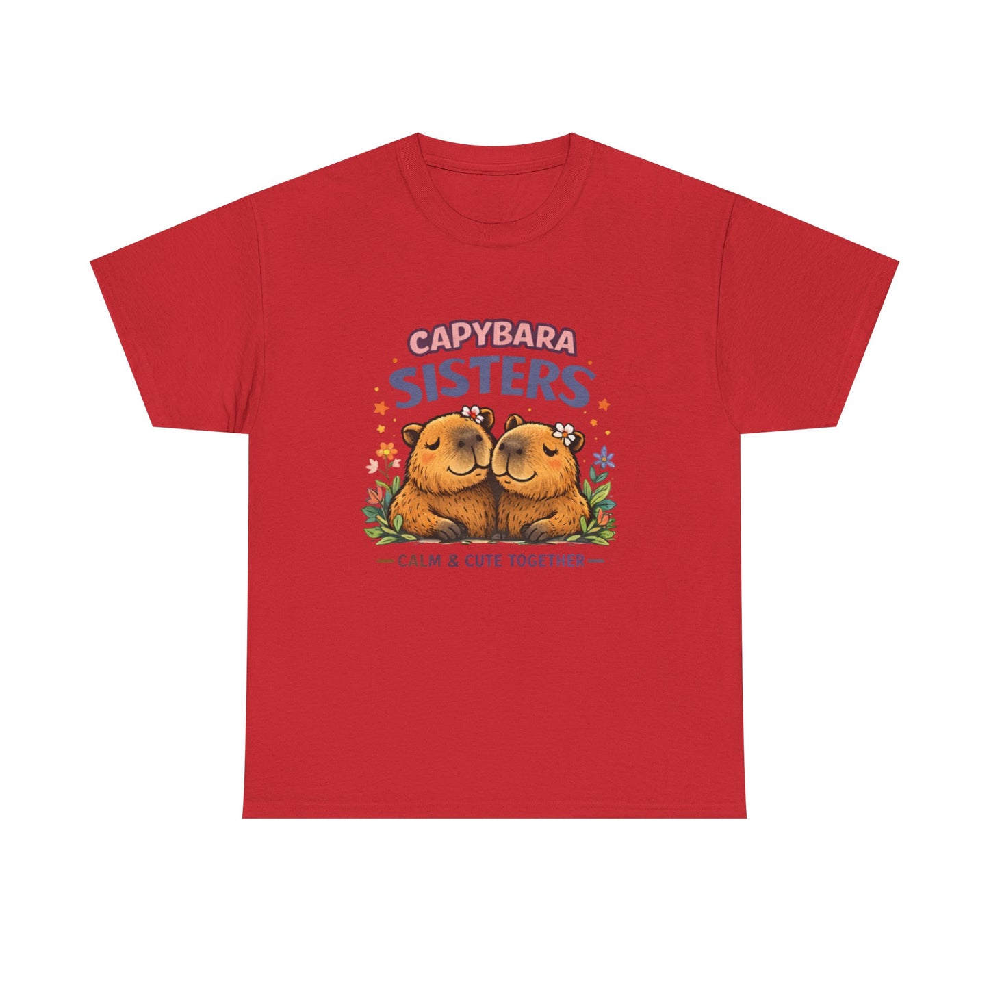 Capybara Sisters T Shirt