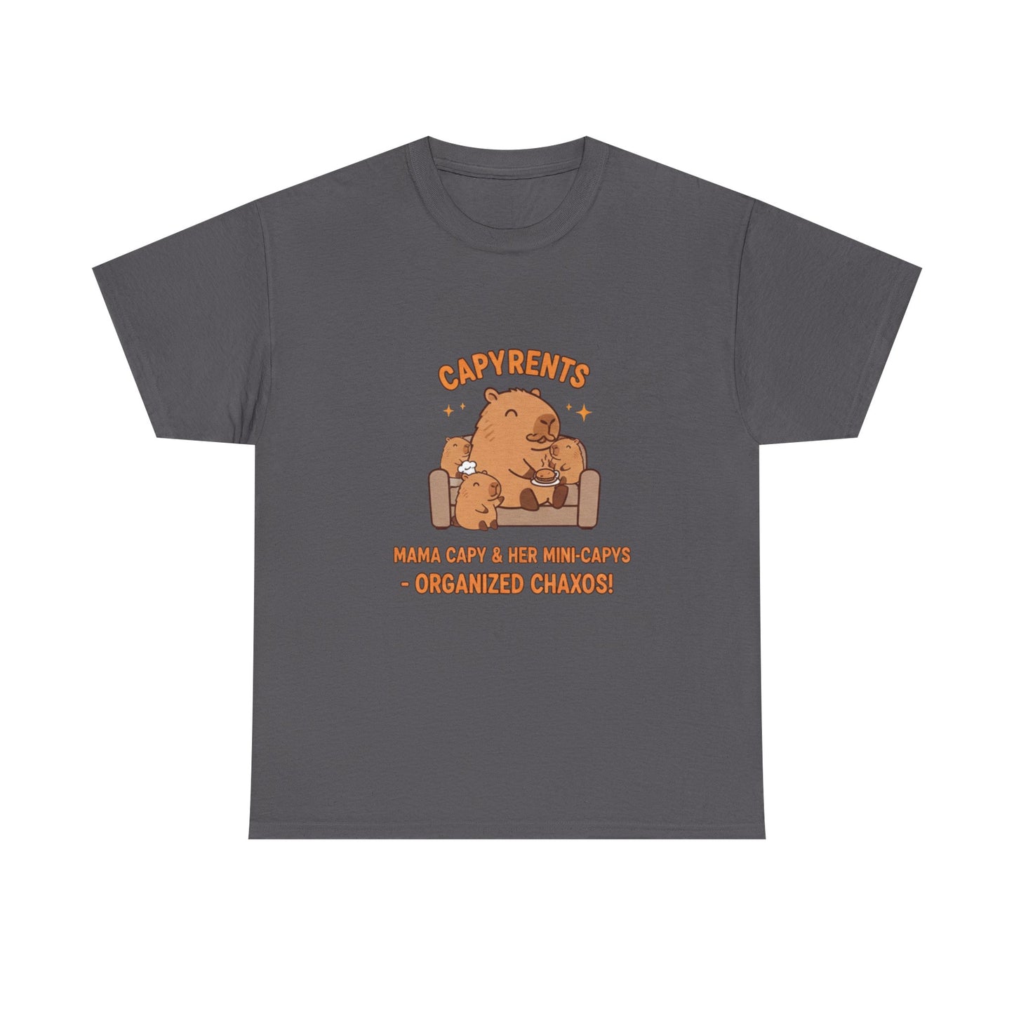 Mama Capybara lounging on a couch T Shirts