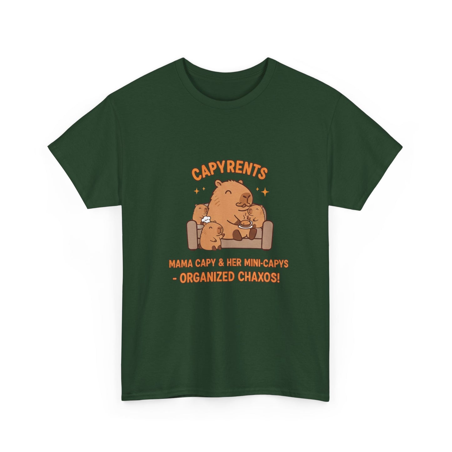 Mama Capybara lounging on a couch T Shirts
