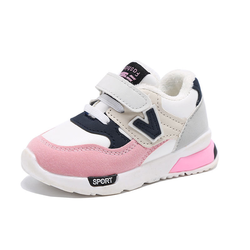 Girl Shoes -Toddler & Little Girl Mesh Sneakers – Soft Everyday Trainers in Pink or Grey
