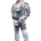 Boy  clothing  3D Dragon Print Hoodie & Joggers Set