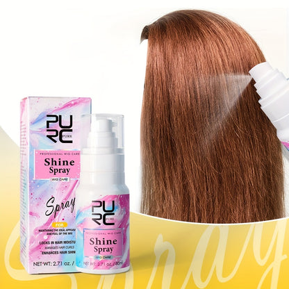 Style & Shine Hair  Nourishing Wig Revitalizer - Moisturizing Keratin Spray for Soft, Silky Hair - Coconut Oil Enriched, Alcohol-Free, Relaxed Hair Type Suitable