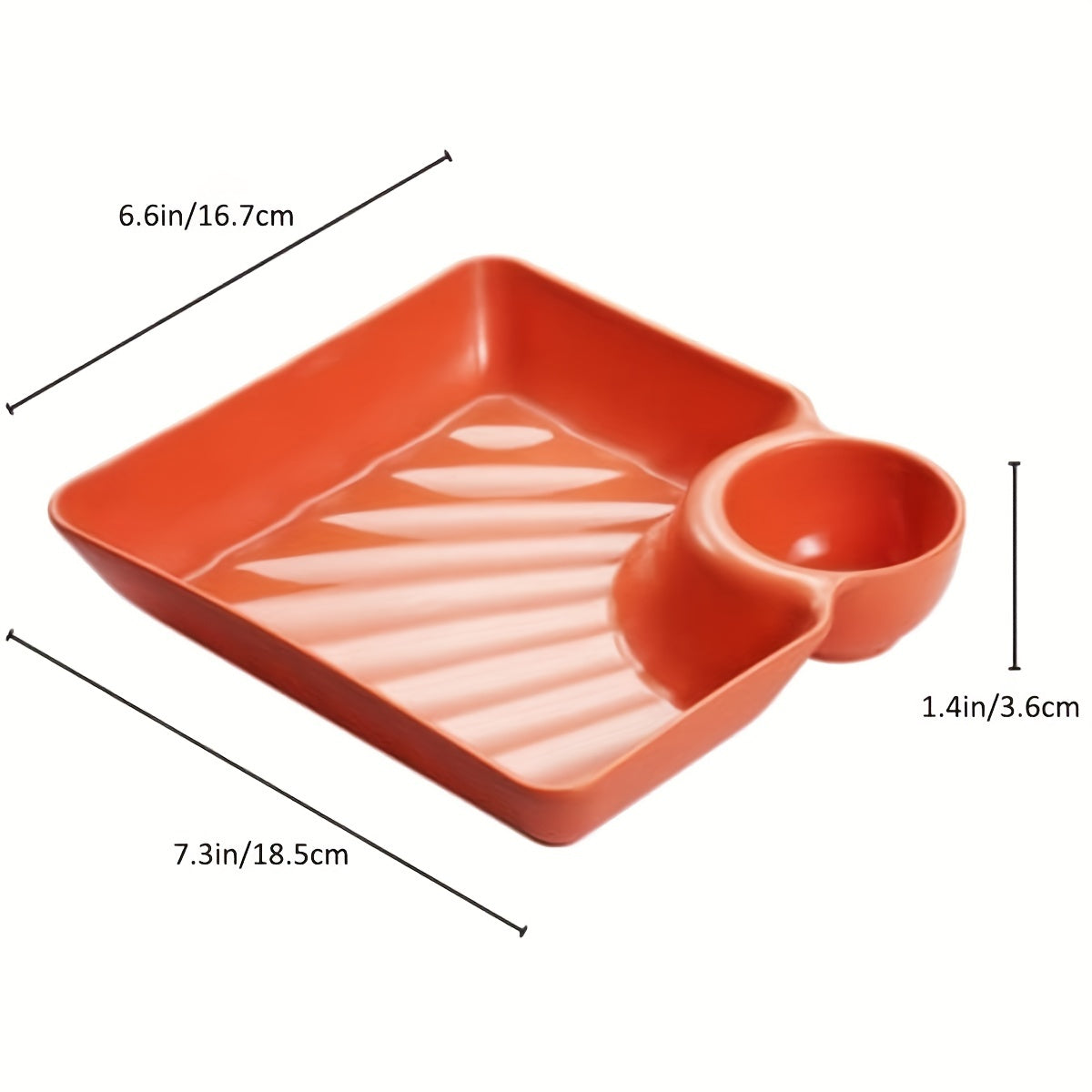 Kitchen   4pcs Durable Plastic Serving Platter Set, Multipurpose Snack Tray with Dip Holder, Novelty Candy Dish and Jar Combo, Ideal for Appetizers, Sushi, Eid Celebrations