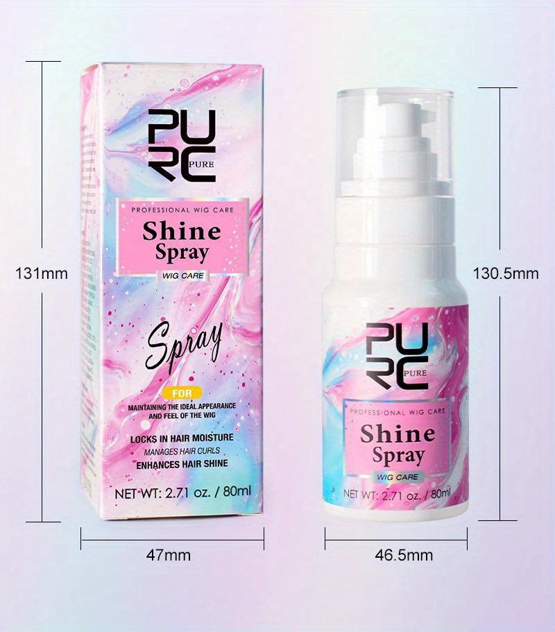 Style & Shine Hair  Nourishing Wig Revitalizer - Moisturizing Keratin Spray for Soft, Silky Hair - Coconut Oil Enriched, Alcohol-Free, Relaxed Hair Type Suitable