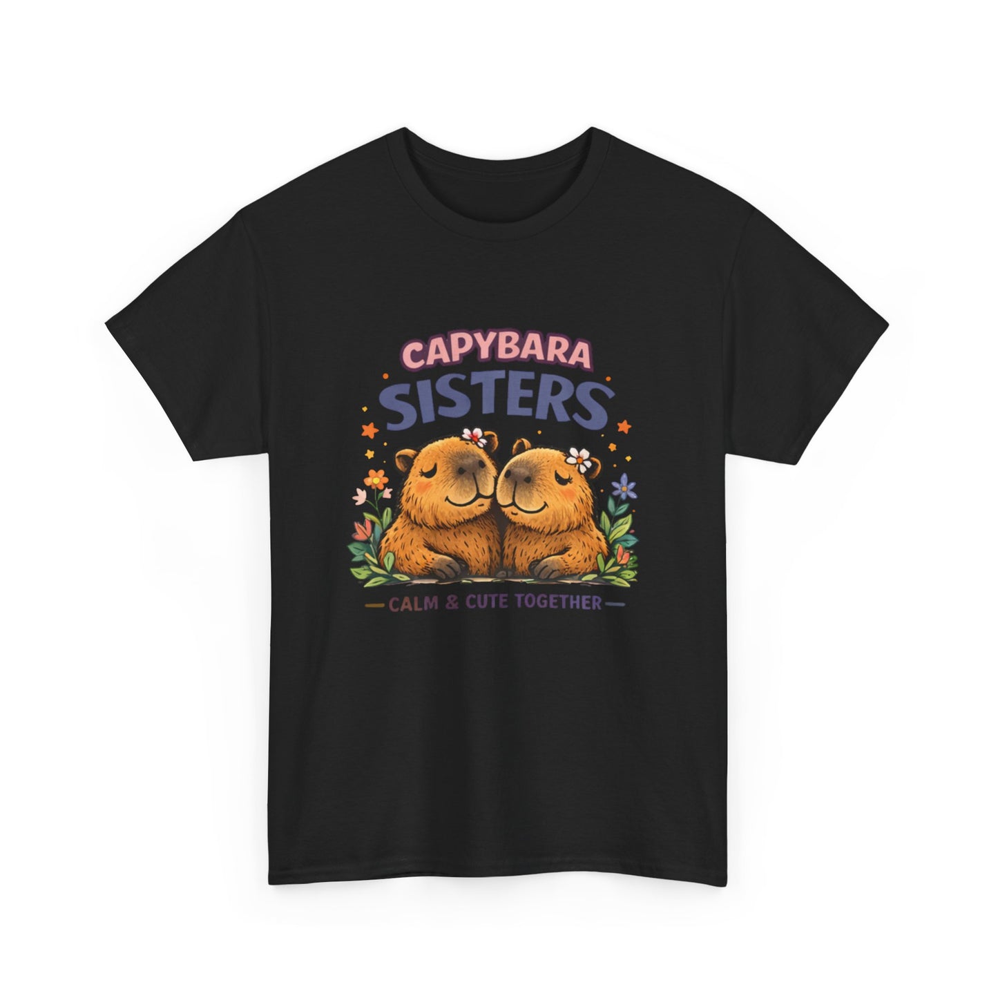 Capybara Sisters T Shirt