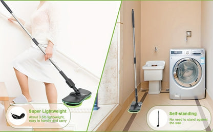 Kitchen   Easy to Use Cordless Electric Mop, Floor Cleaning Electric Scrubber Sweeper Polisher Set