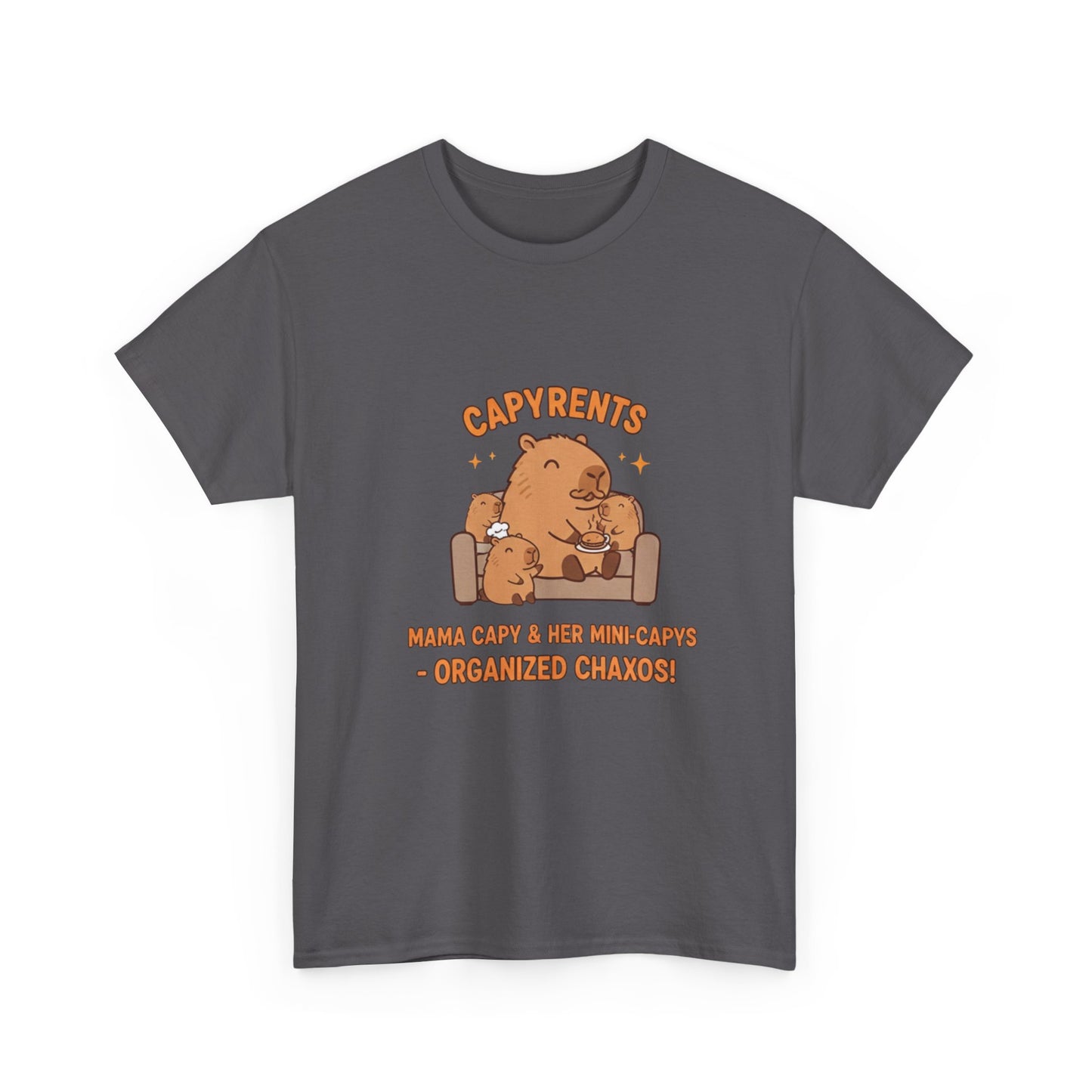Mama Capybara lounging on a couch T Shirts
