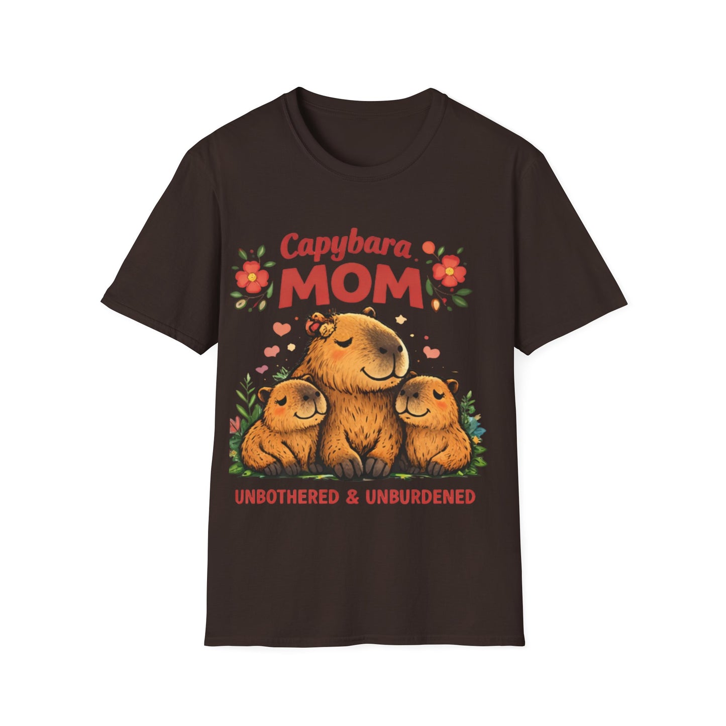Capybara Mom T Shirt