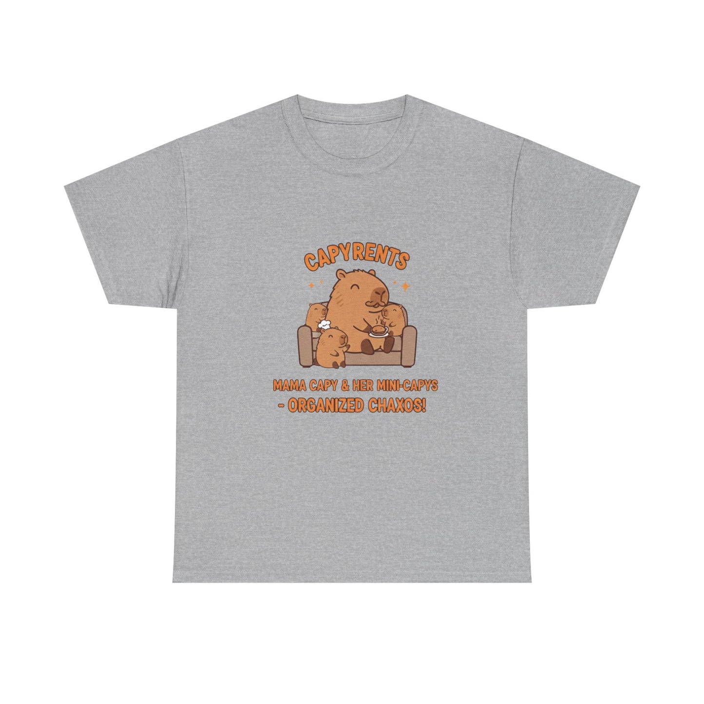 Mama Capybara lounging on a couch T Shirts