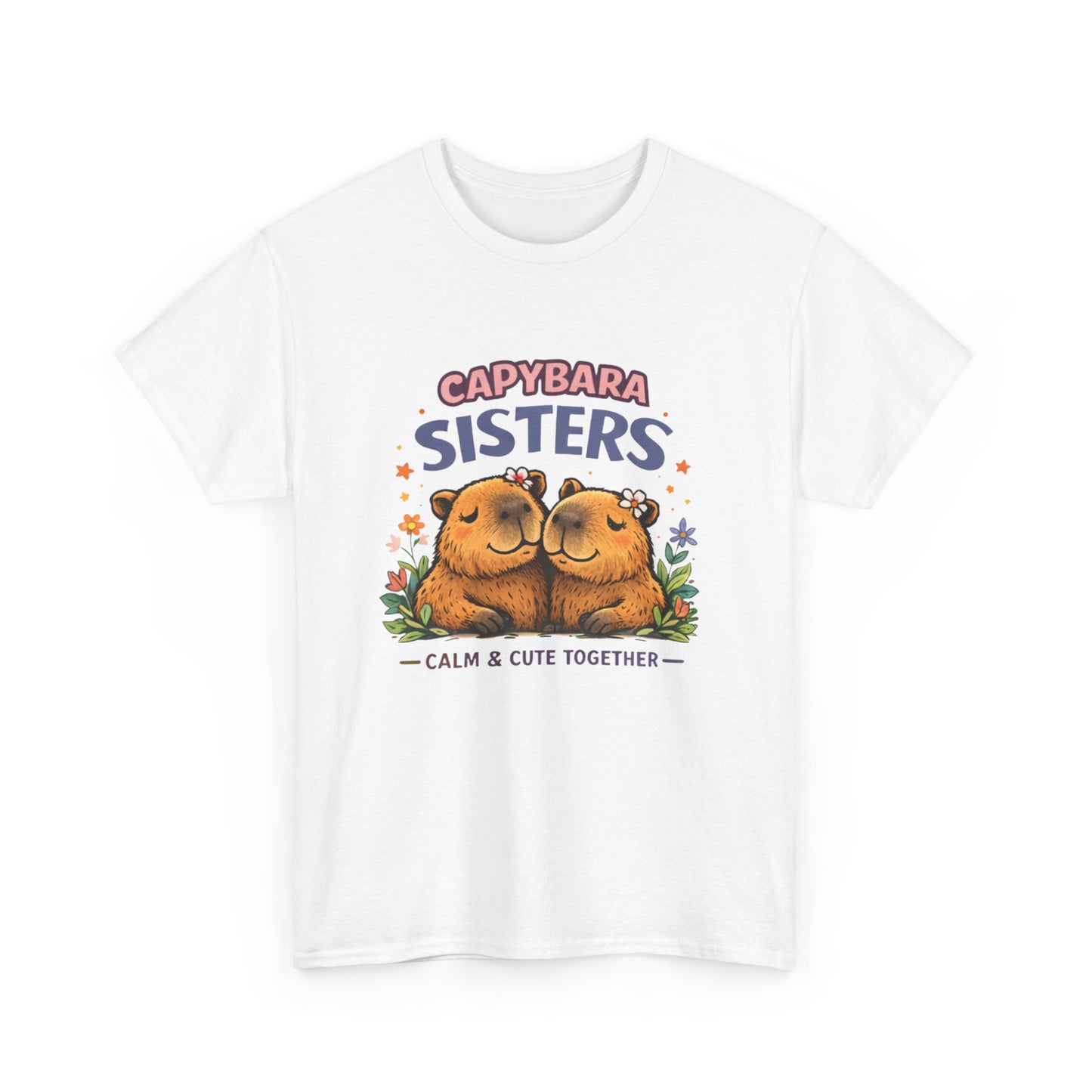 Capybara Sisters T Shirt