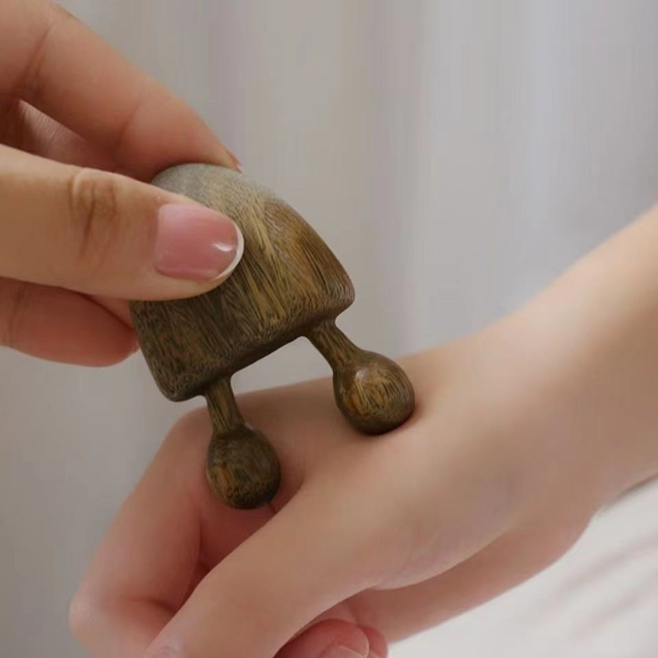 Hands, Feet & Body - Wooden Body Massage Tool – Scraping & Relaxation Stick for Wellness & Circulation