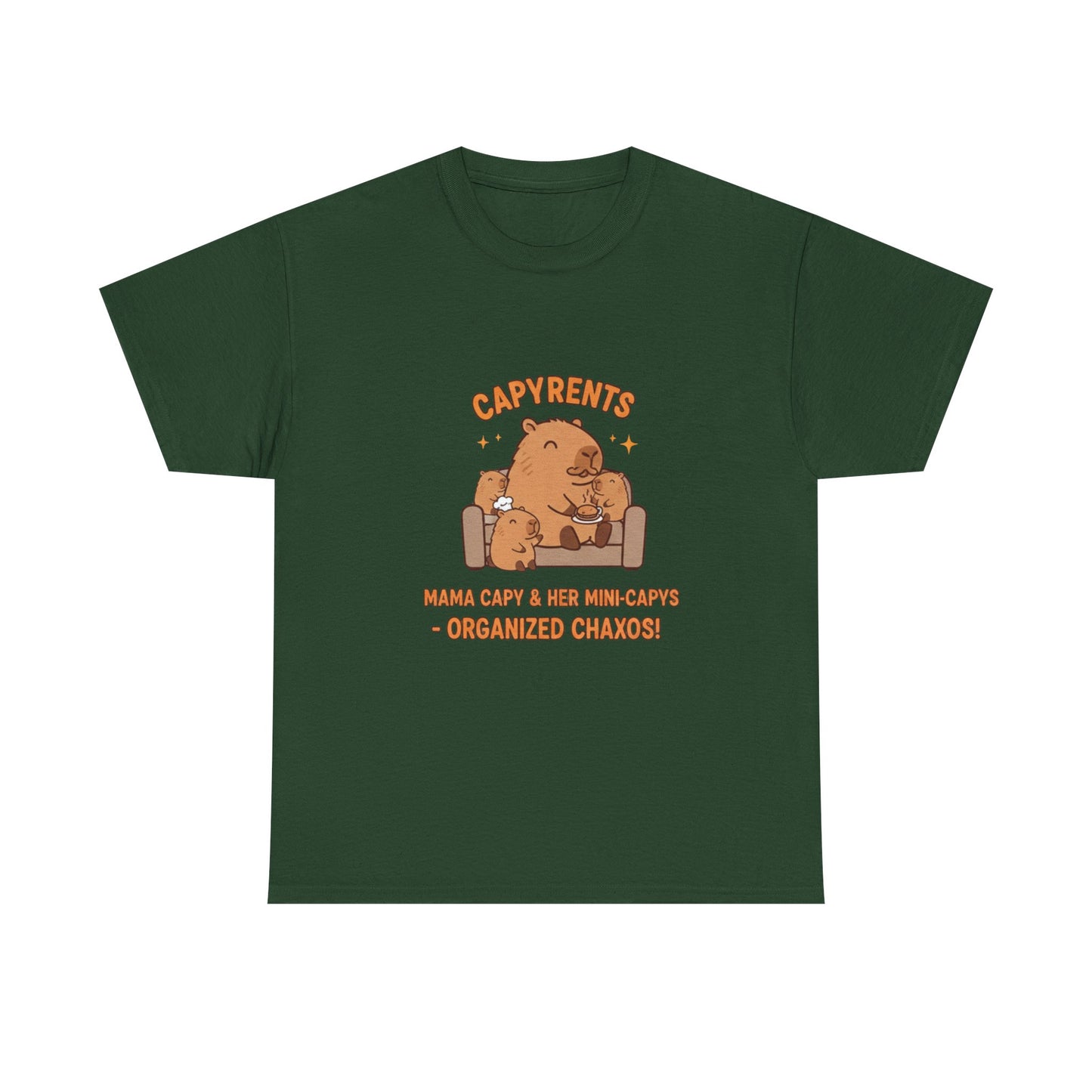 Mama Capybara lounging on a couch T Shirts