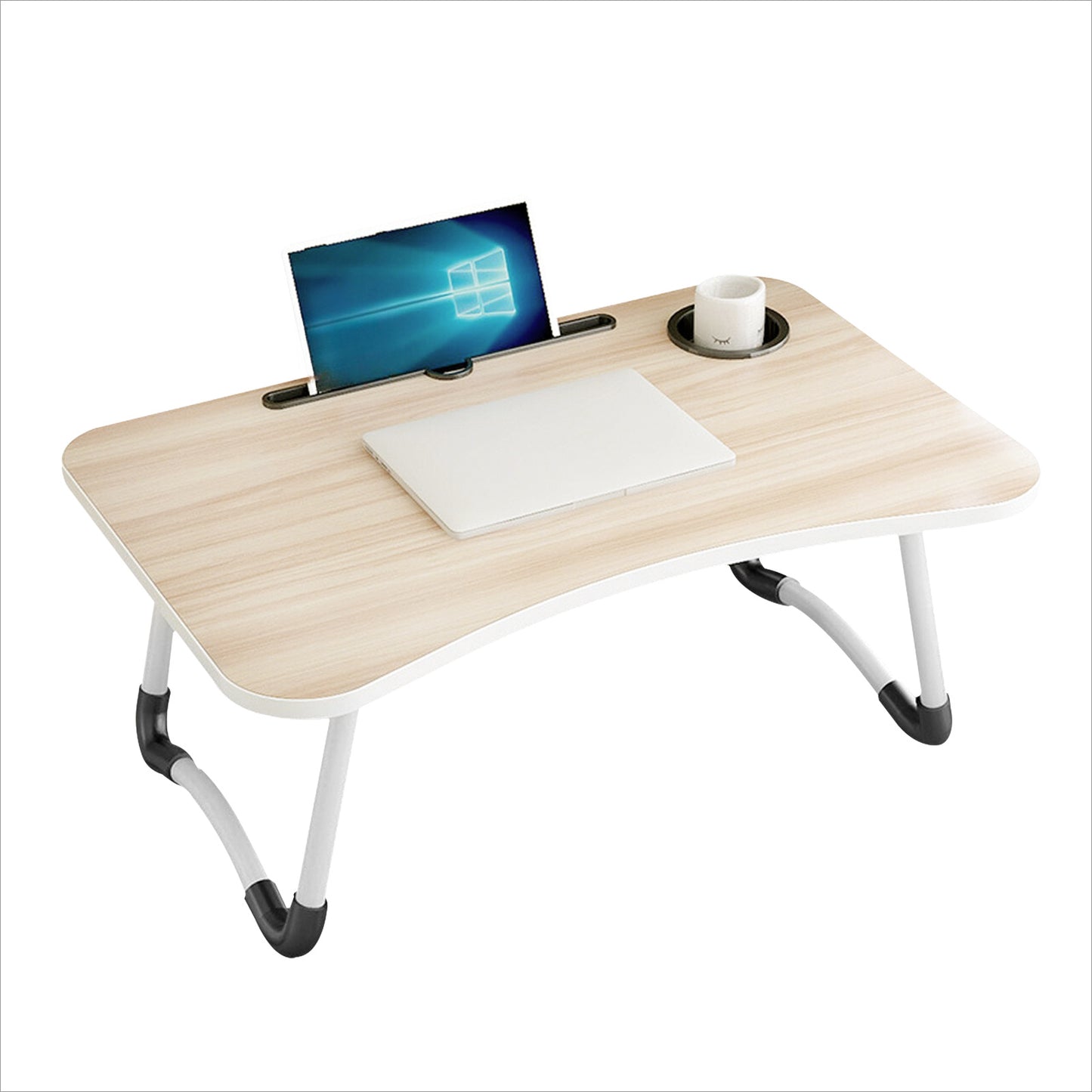 Wooden Bed Laptop Desk – Foldable Portable Computer Stand (60x40cm\ Living Room Decor – Wall Art, Curtains, Clocks, Furniture & More