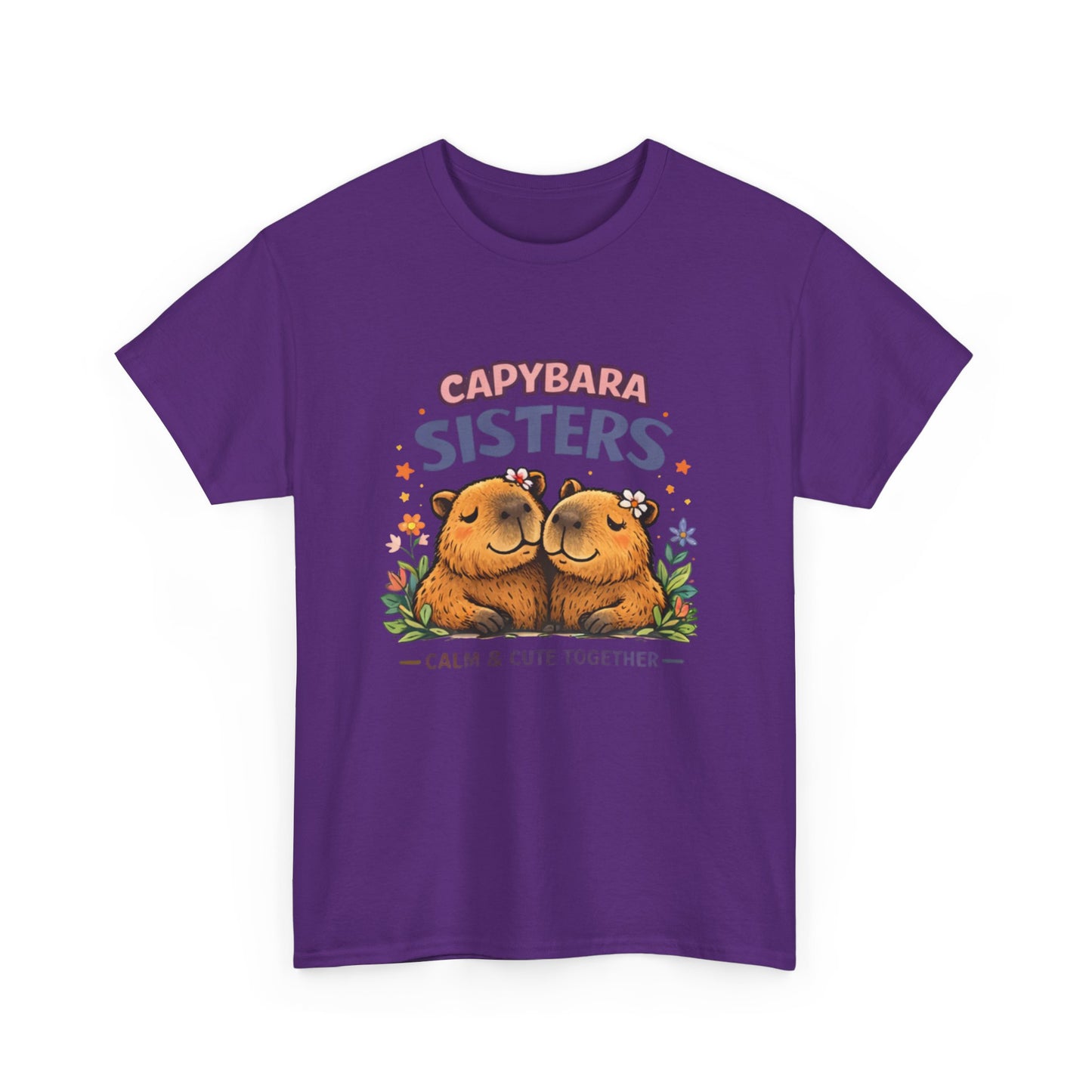 Capybara Sisters T Shirt