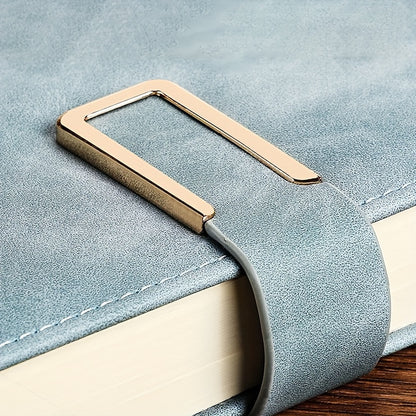 Odds   A5 Vintage Leather bound Notebook with Personalized Soft Cover and Bookmark - Perfect for Business Meetings and University Life