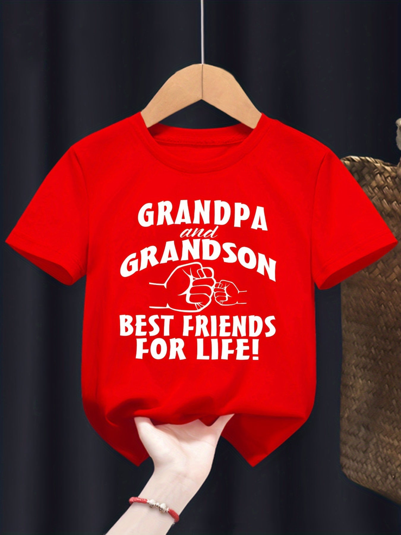 Boy  clothing  Grandpa & Grandson Best Friends T shirt