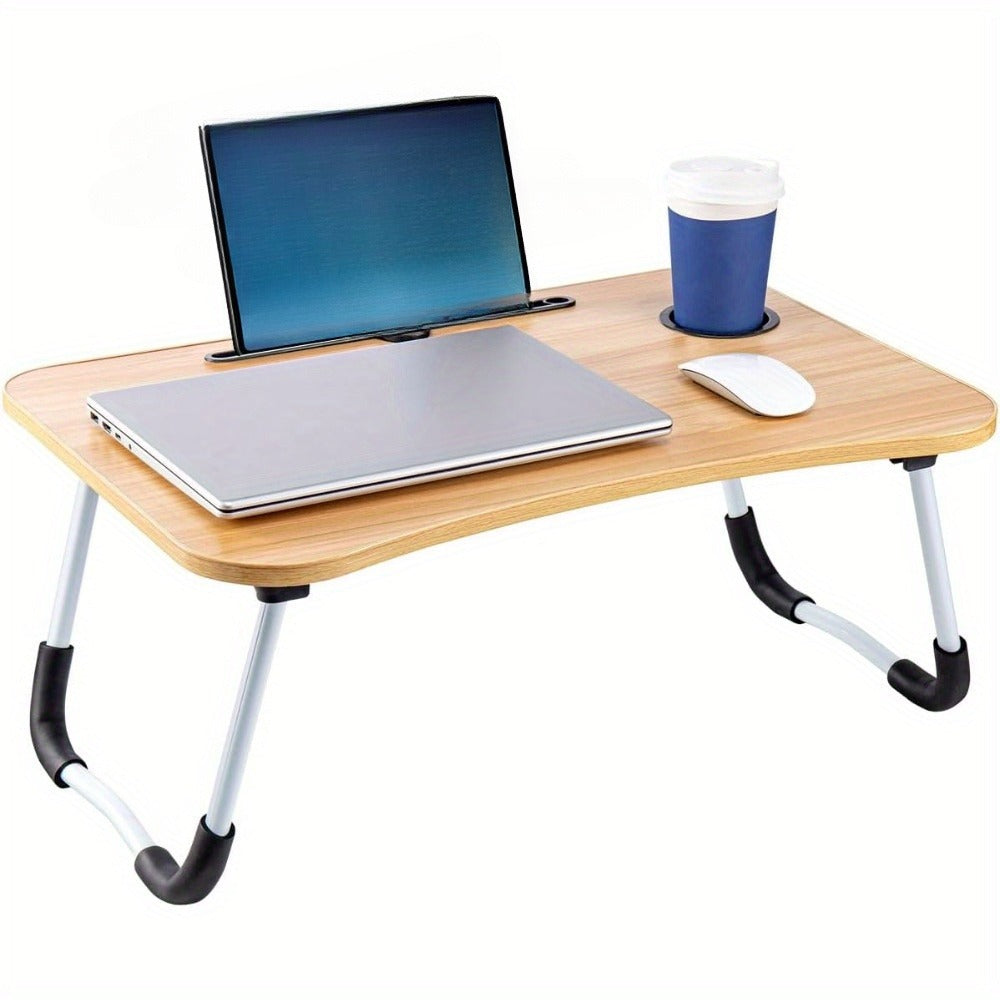 Wooden Bed Laptop Desk – Foldable Portable Computer Stand (60x40cm\ Living Room Decor – Wall Art, Curtains, Clocks, Furniture & More