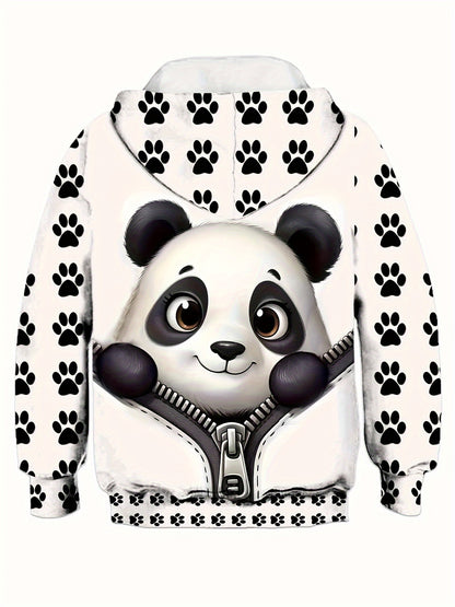 Girl clothing  Snuggly Warm, Adorable Panda Hoodie for Girls