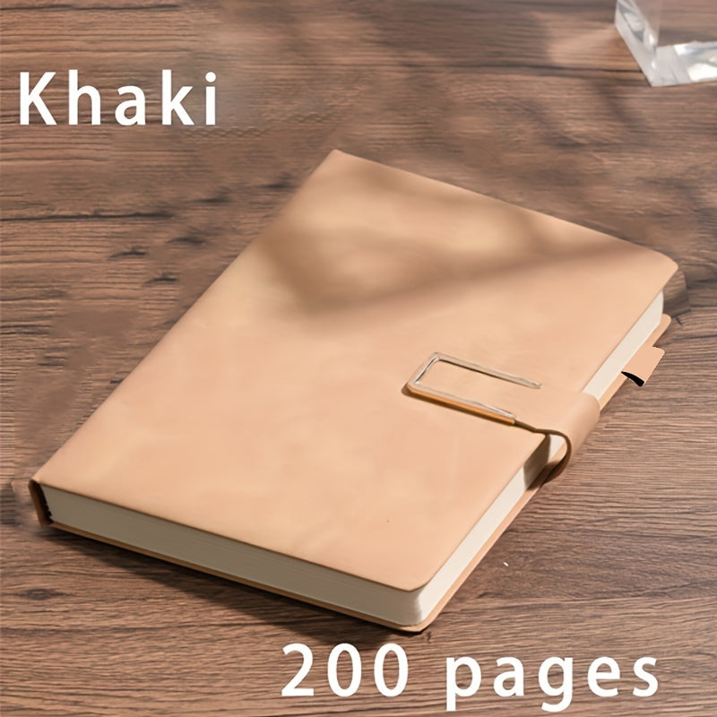 Odds   A5 Vintage Leather bound Notebook with Personalized Soft Cover and Bookmark - Perfect for Business Meetings and University Life