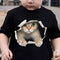 Boy clothing  3D Cat Print Boys' T-Shirt