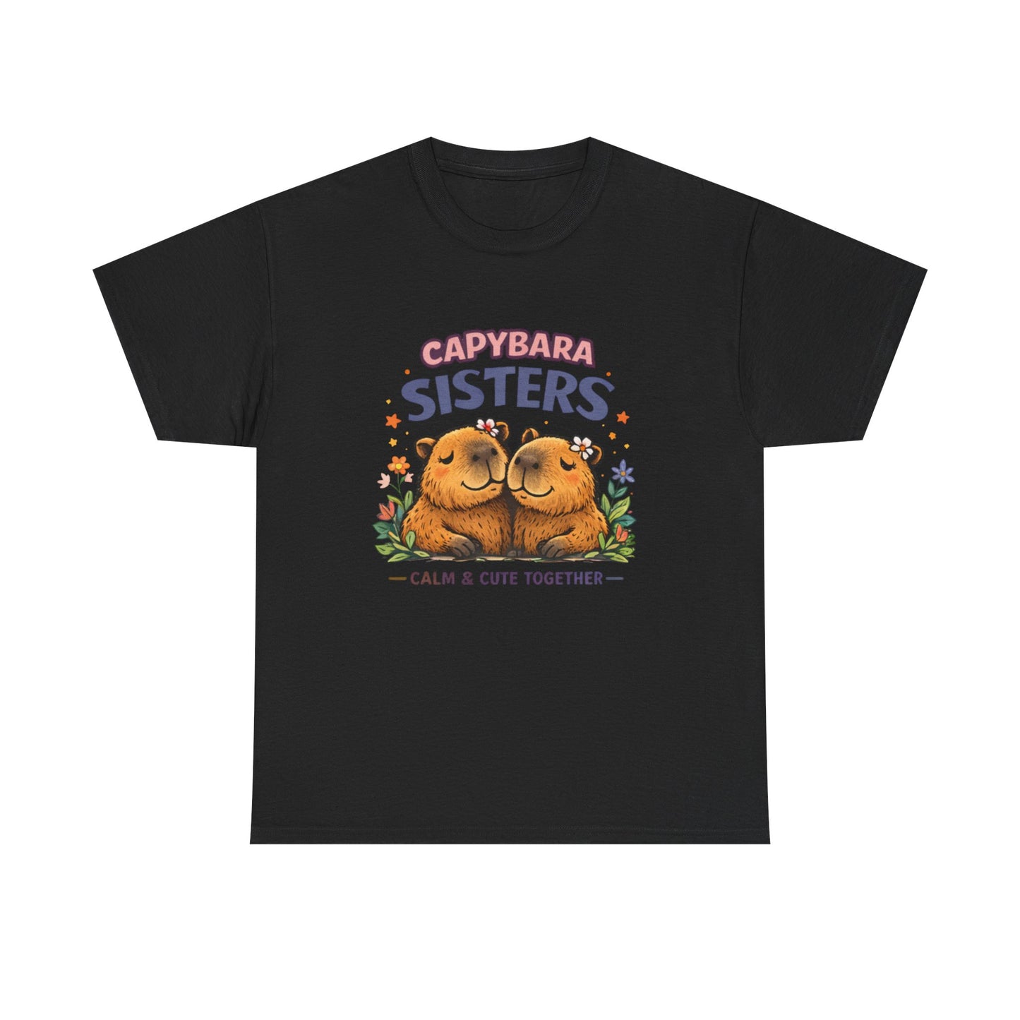 Capybara Sisters T Shirt
